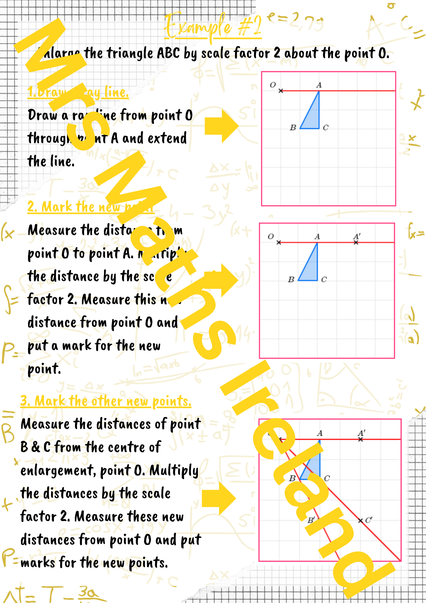 Enlargements - Geometry LCOL & LCHL - "Quick Notes"