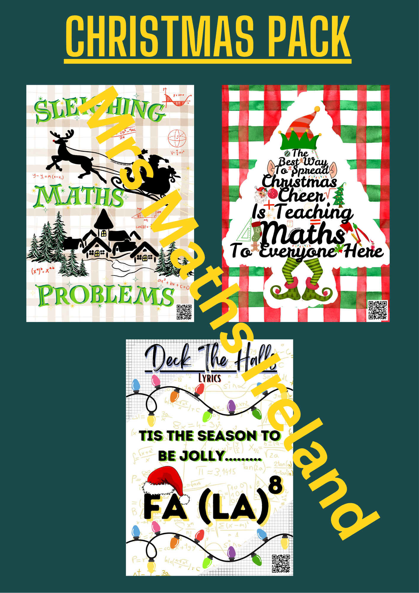 Christmas Poster Bundle - 3 Pack - Classroom Posters - Teacher Gift