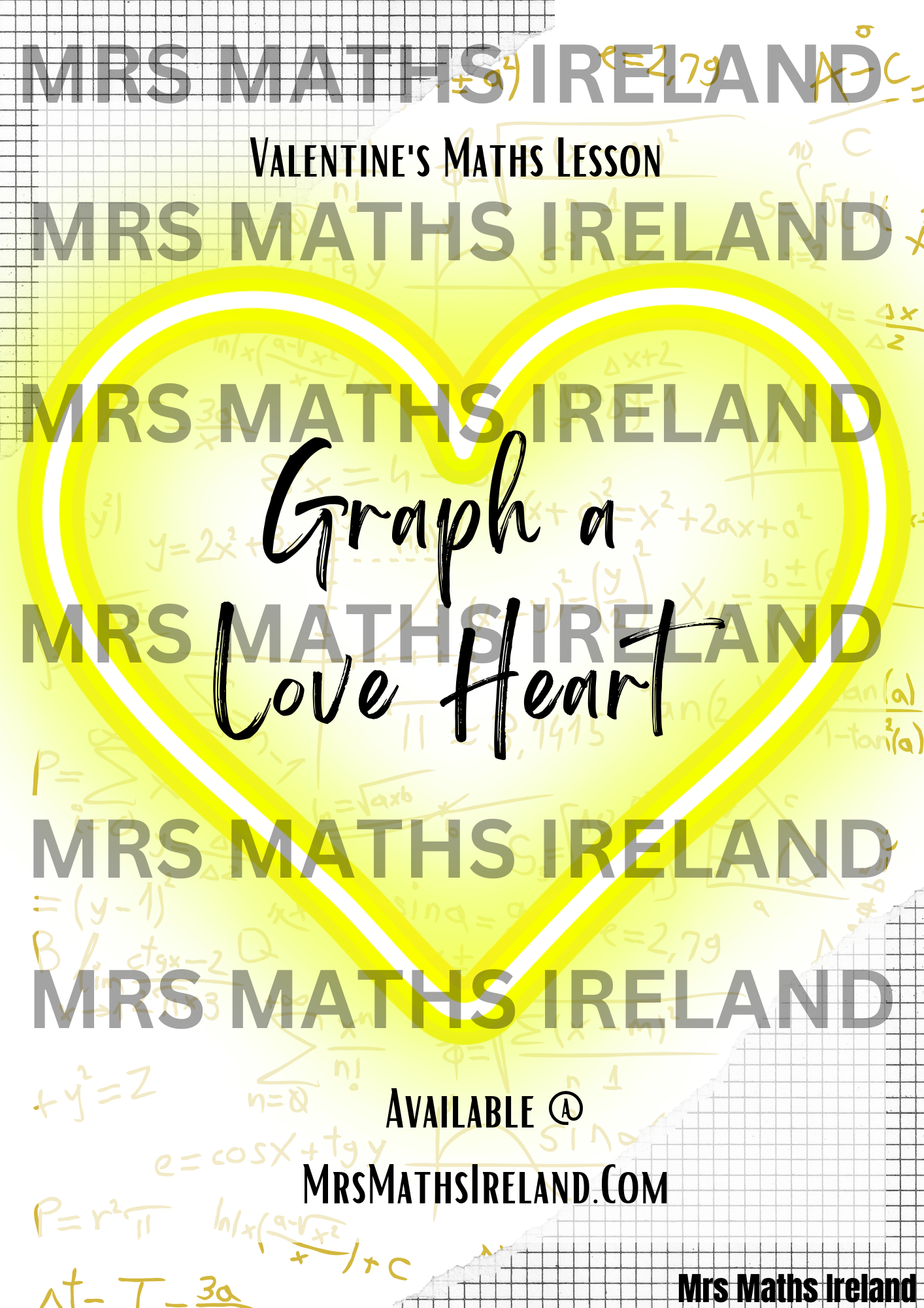 Graph a Love Heart - Valentine's Lesson - Digital Download