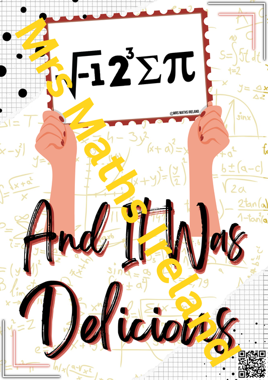 Funny Maths Poster - "I Ate Some Pie" Maths Classroom Poster - Physical Product