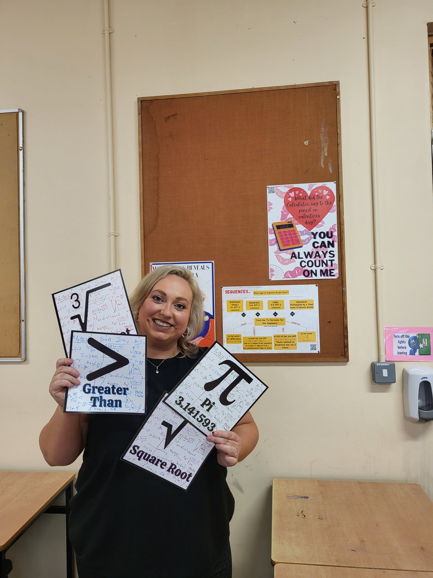 Maths Symbols Mini Poster Set – 20 Square Mathematics Classroom Prints