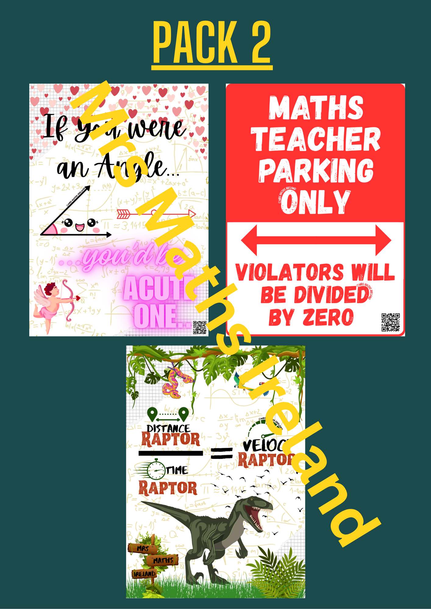 Poster Starter Pack - 3 A3 Posters - €17 + Postage