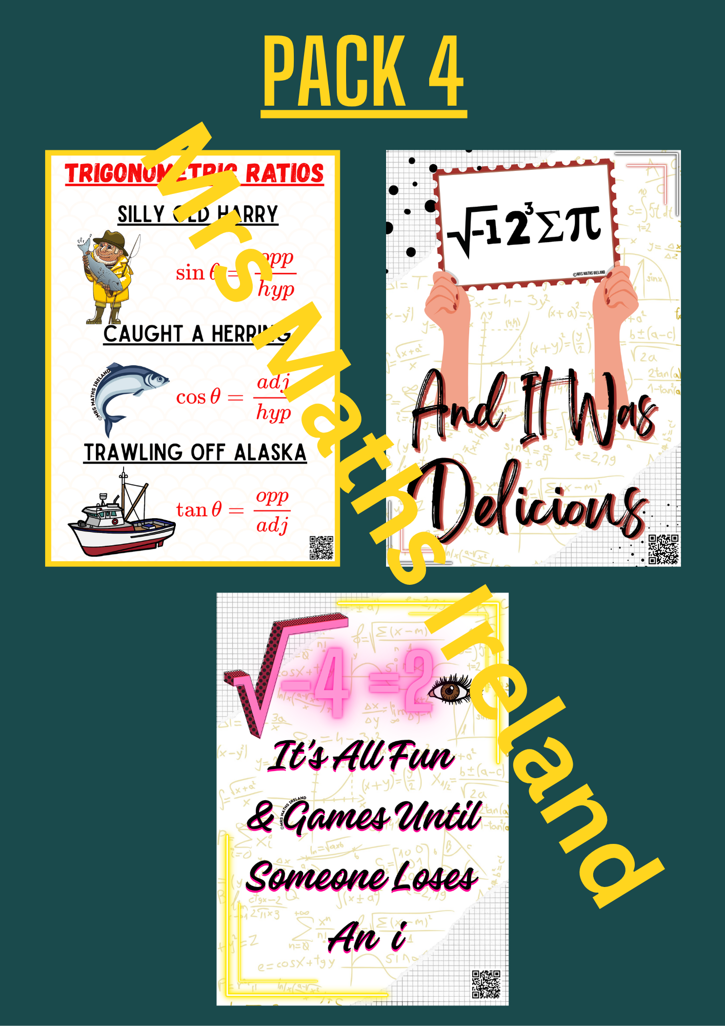 Poster Starter Pack - 3 A3 Posters - €17 + Postage