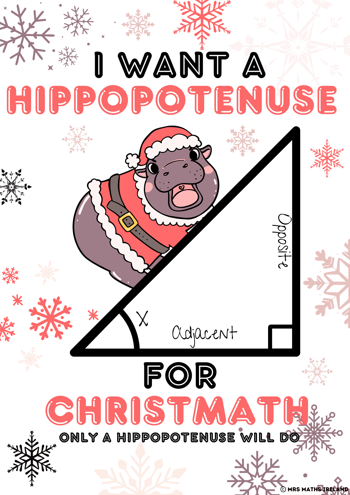 FREE Christmas Maths Posters