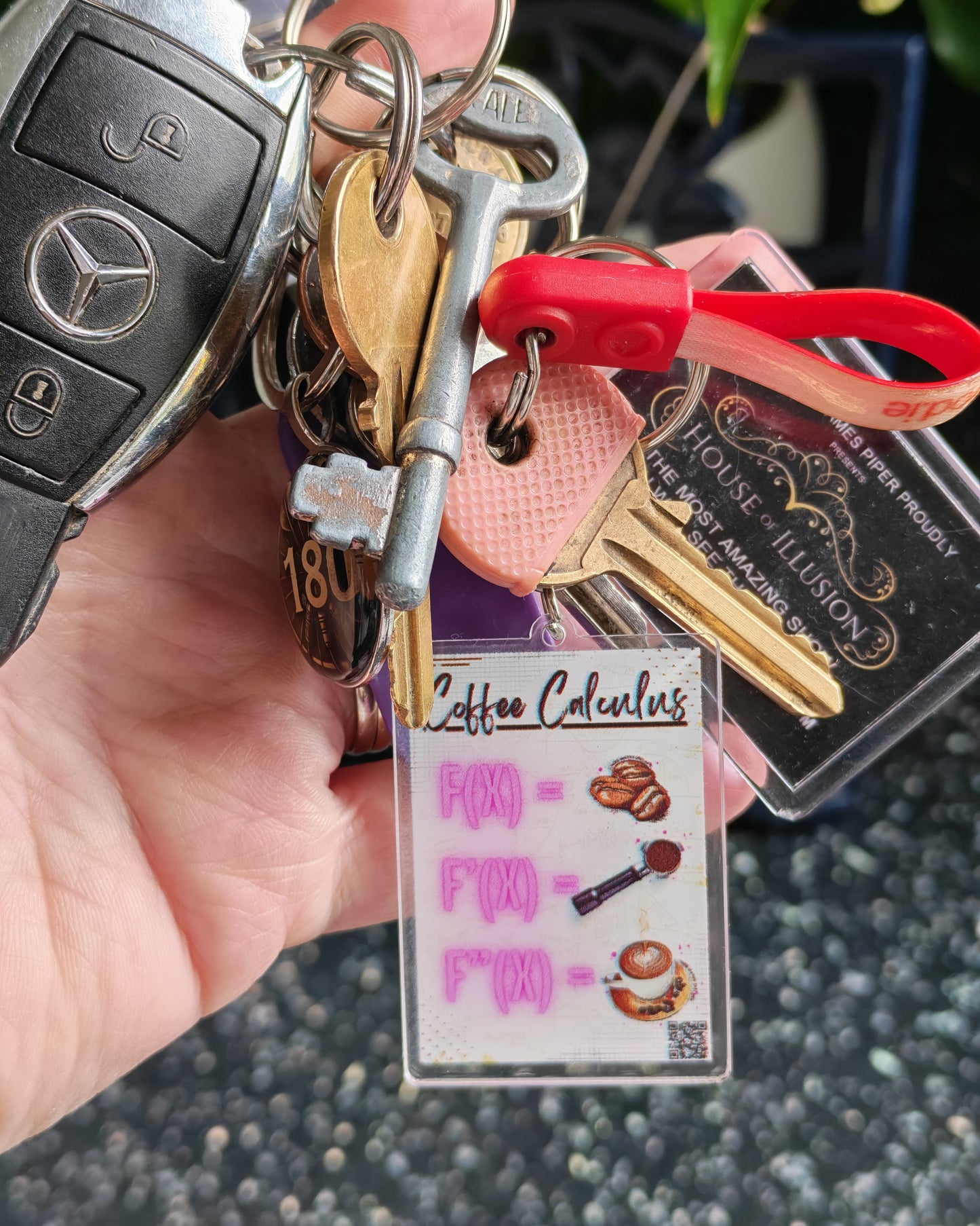 Coffee Calculus Keyring – A Fun Maths Teacher Gift