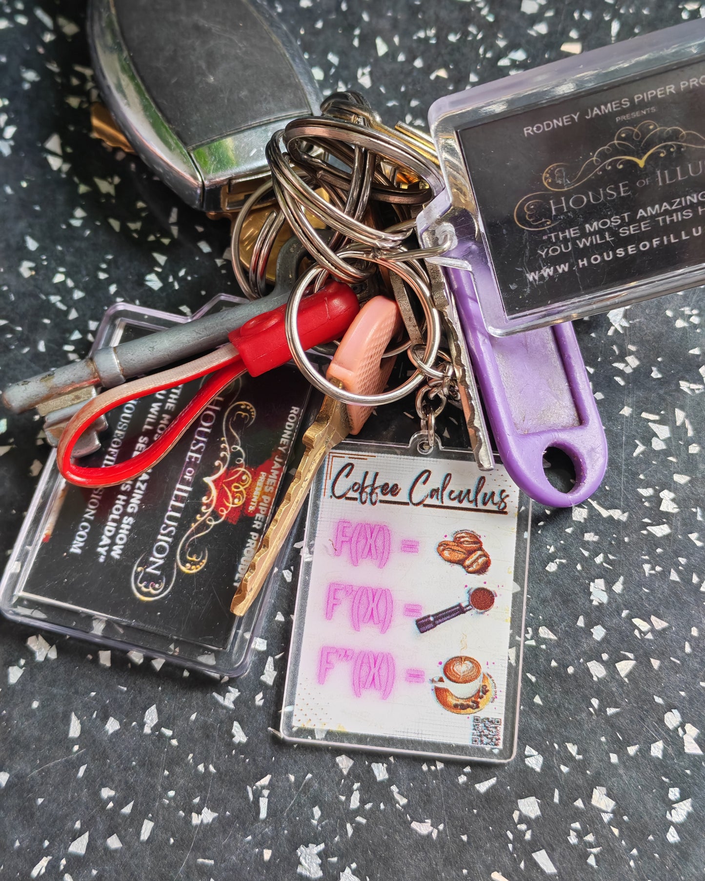 Coffee Calculus Keyring – A Fun Maths Teacher Gift