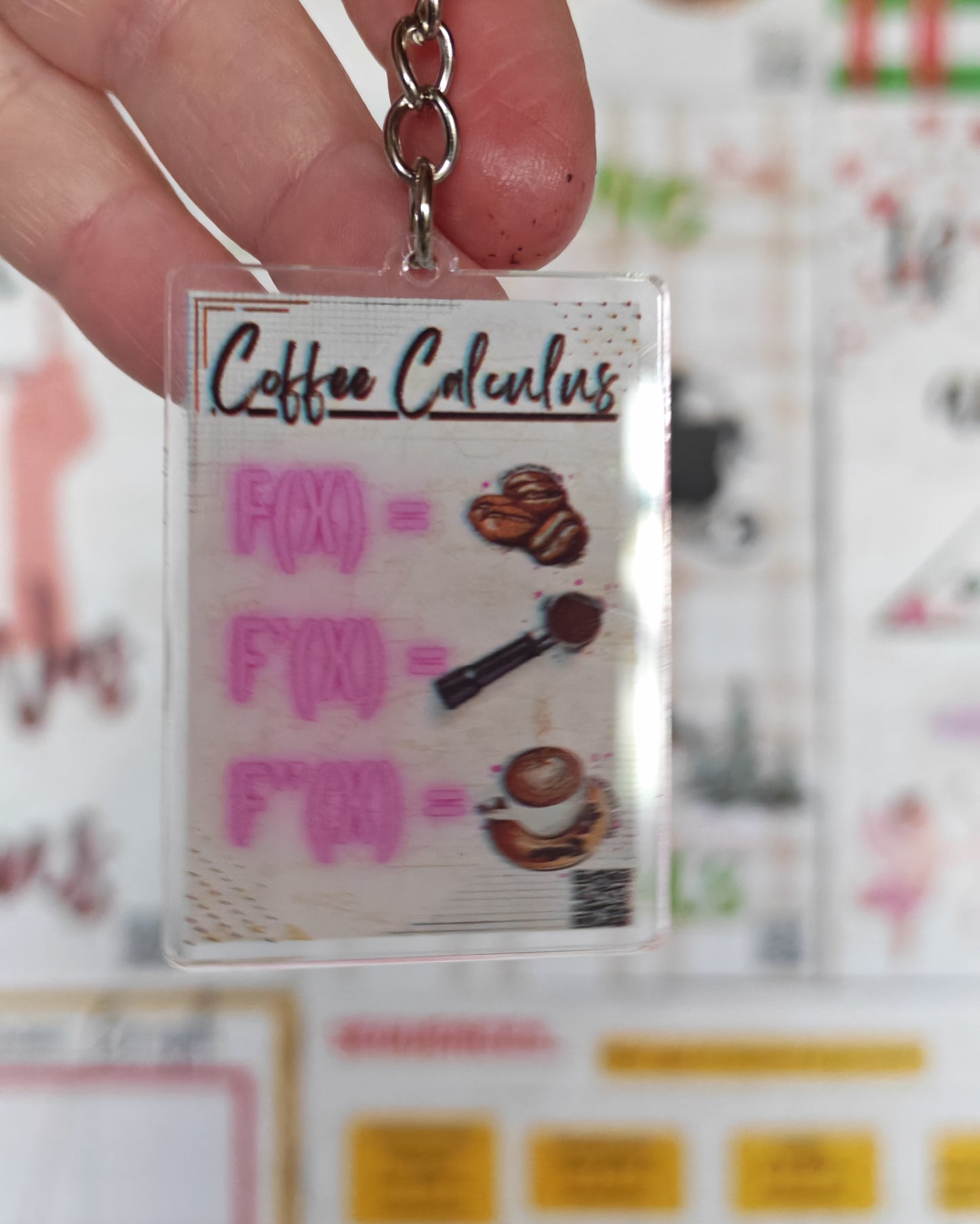 Coffee Calculus Keyring – A Fun Maths Teacher Gift