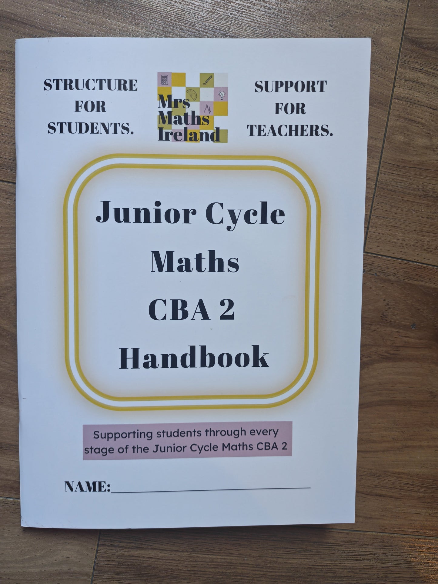 Junior Cycle Mathematics CBA2 Handbook | Student Workbook