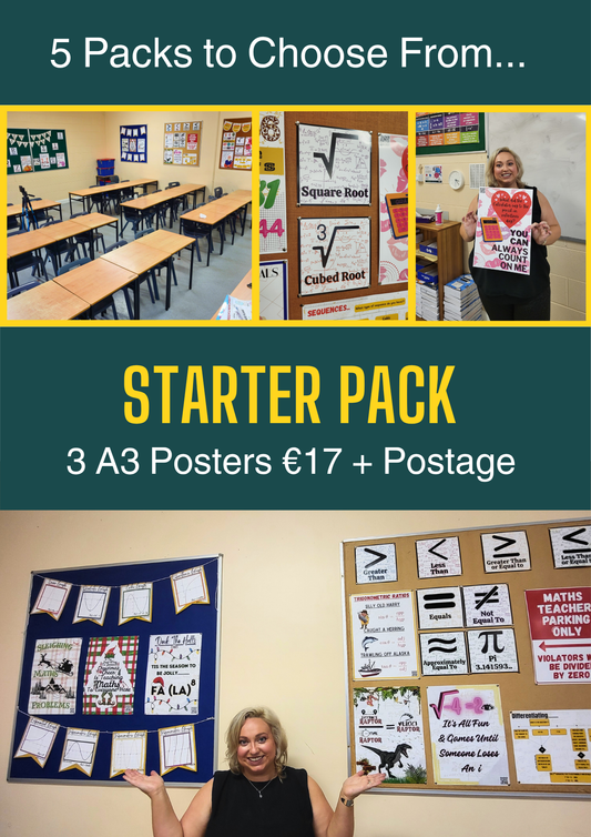 Poster Starter Pack - 3 A3 Posters - €17 + Postage