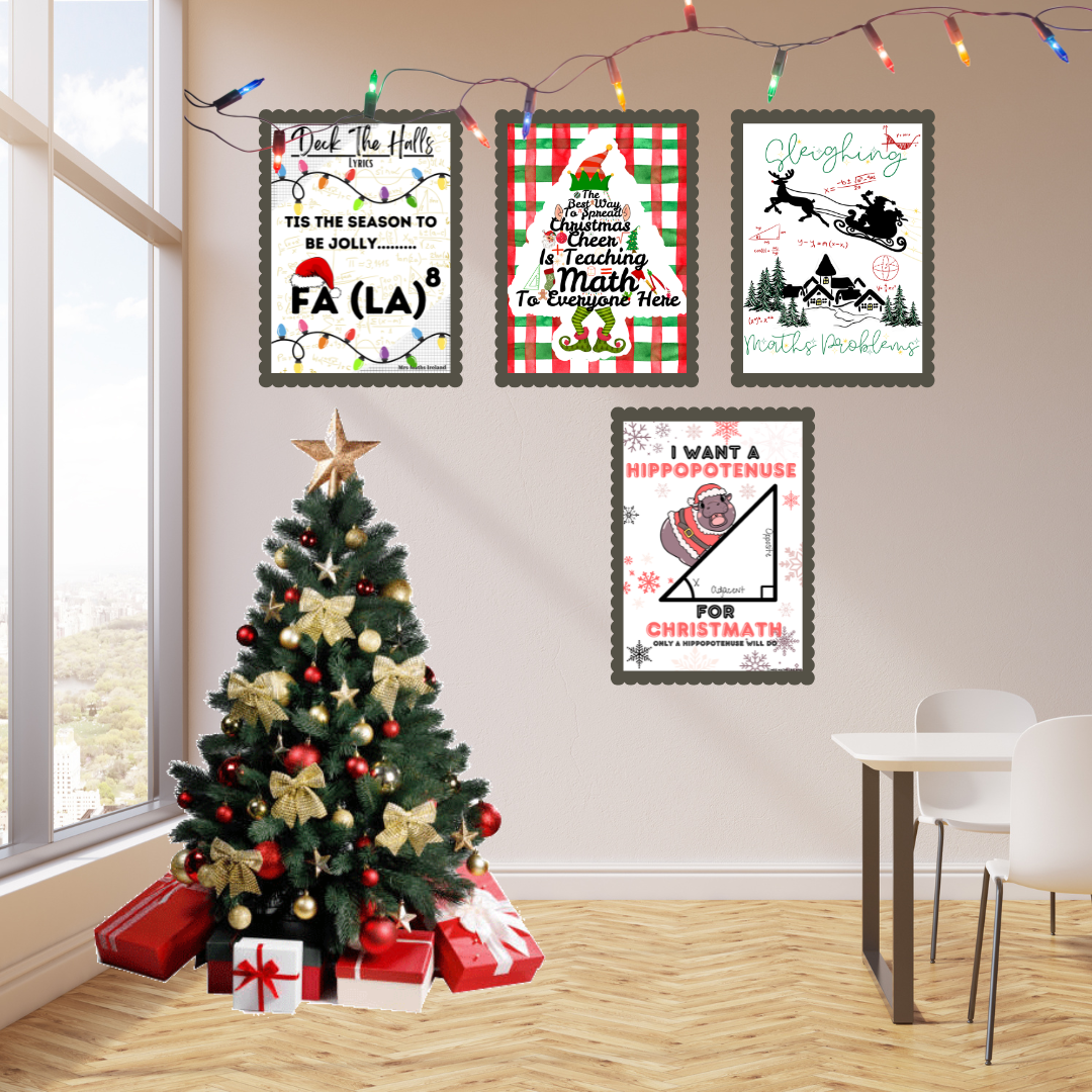 FREE Christmas Maths Posters