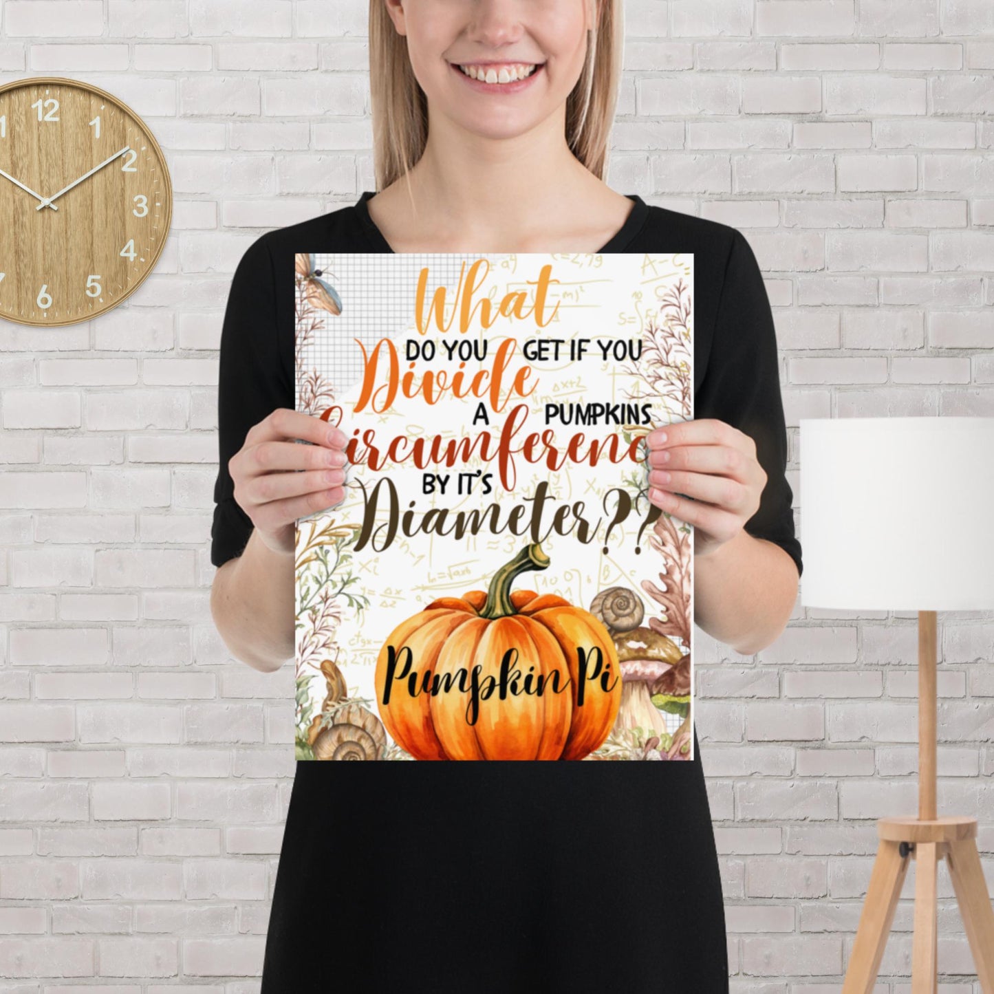 Autumnal Maths Poster - Classroom Decor - Physical Poster