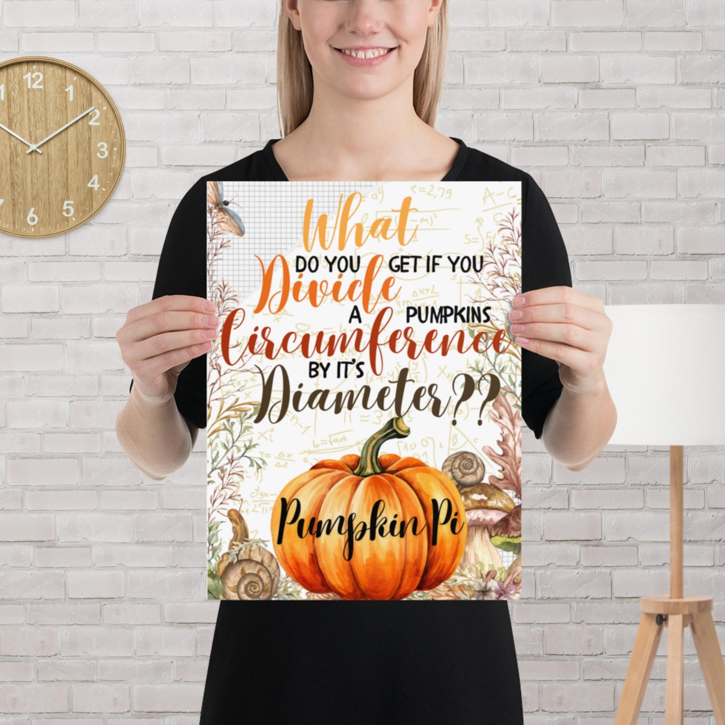 Autumnal Maths Poster - Classroom Decor - Physical Poster