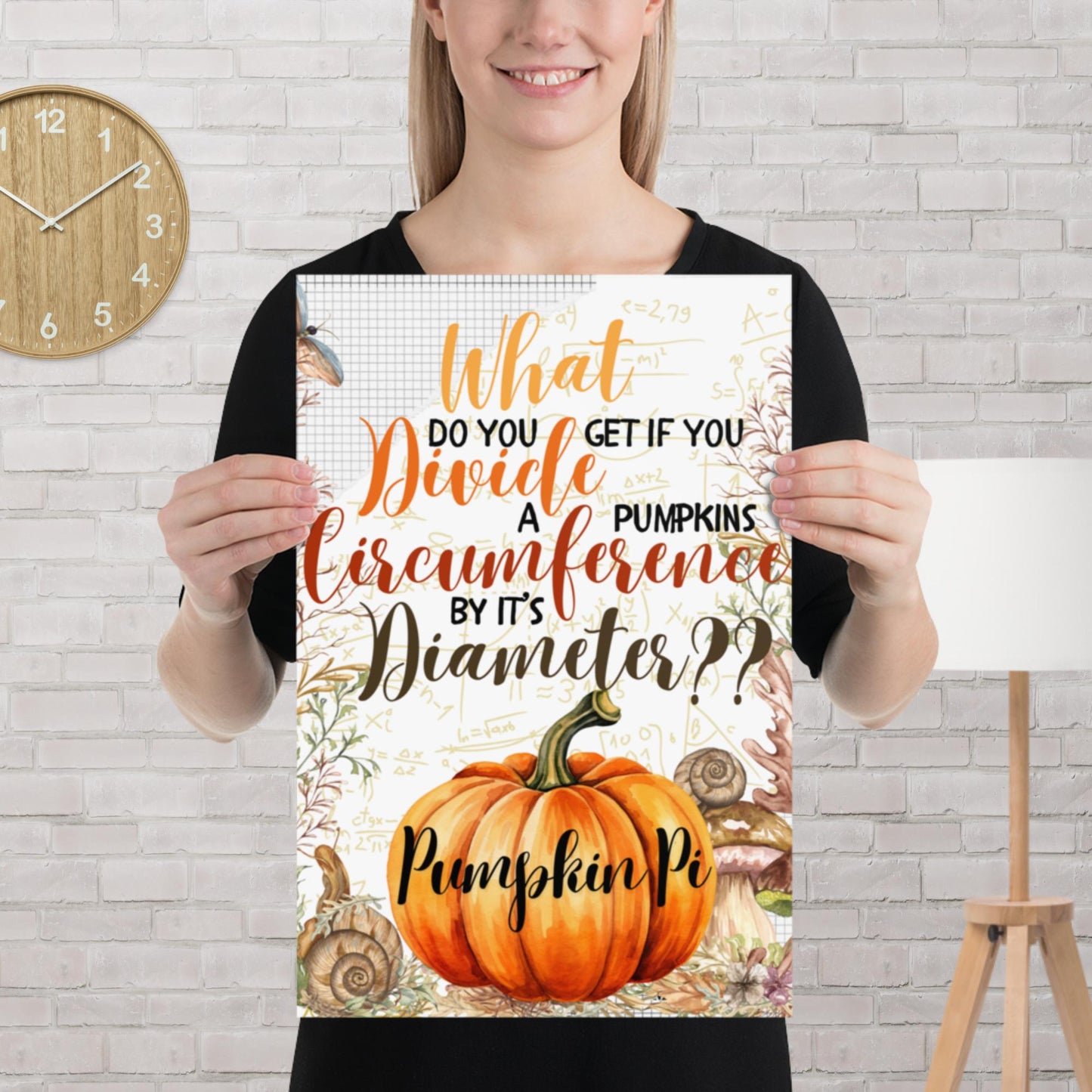 Autumnal Maths Poster - Classroom Decor - Physical Poster