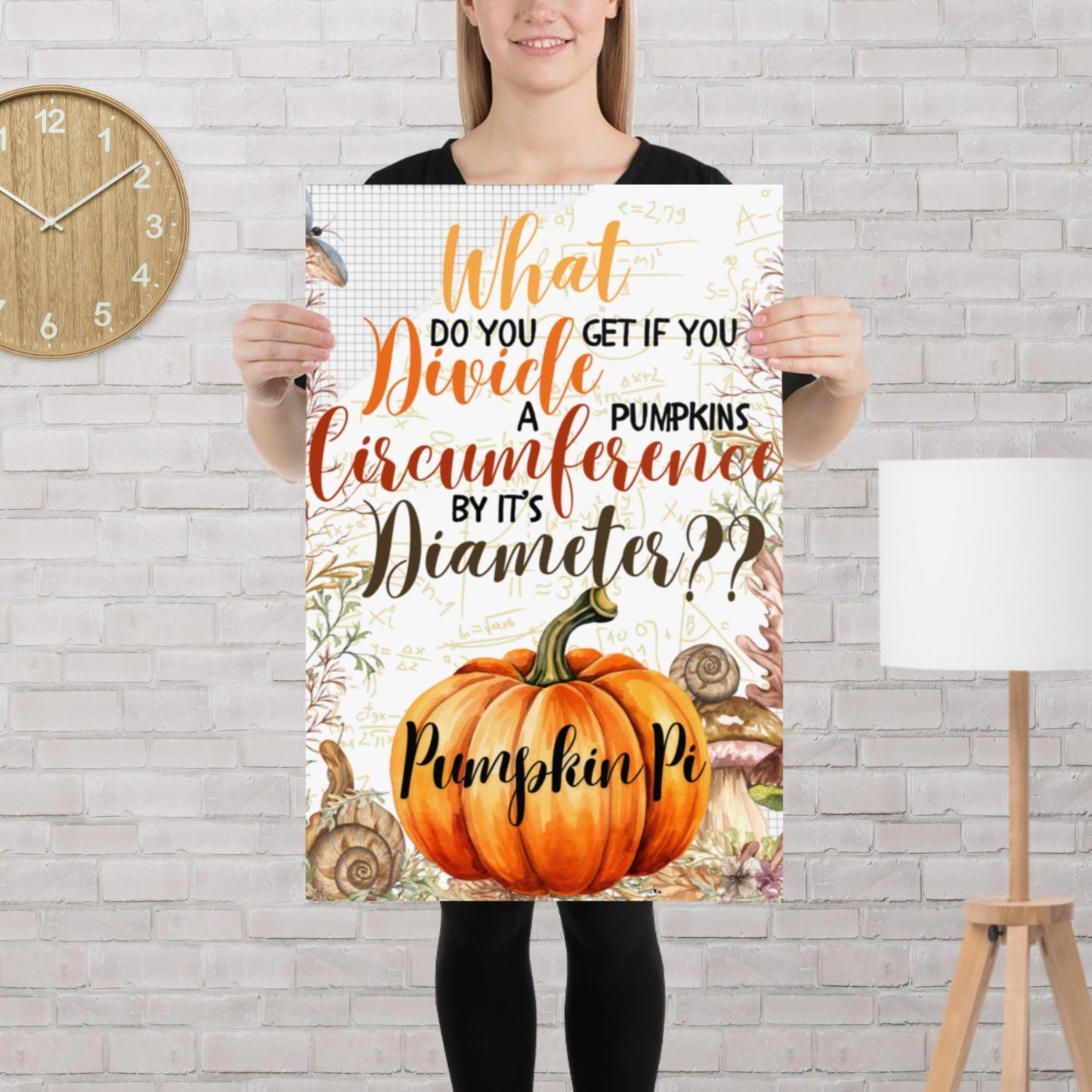 Autumnal Maths Poster - Classroom Decor - Physical Poster